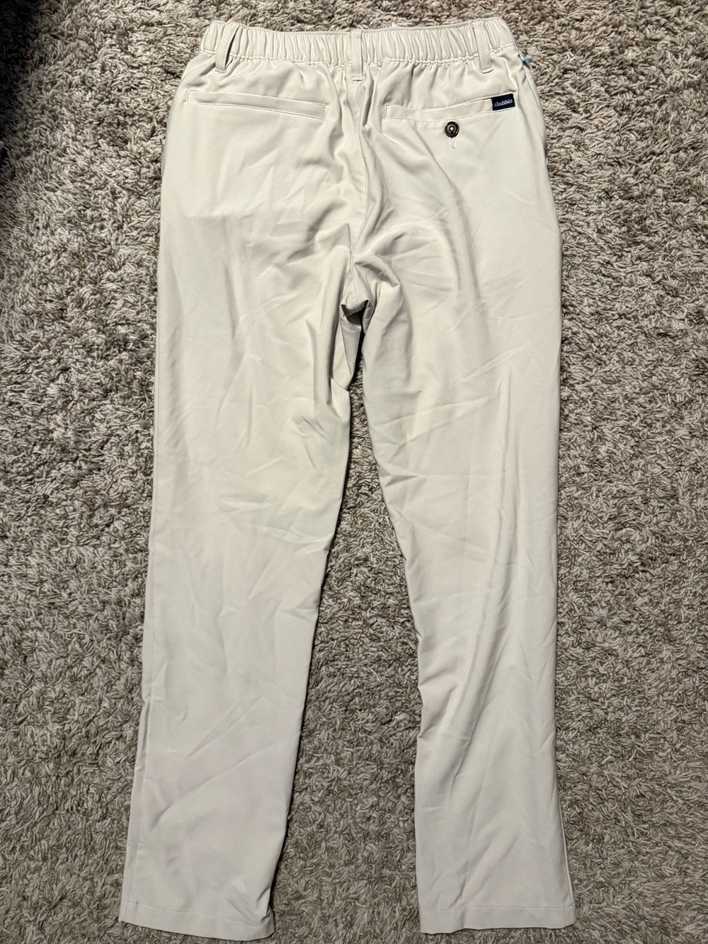chubbies Men's Cream Chinos - Elastic Waist